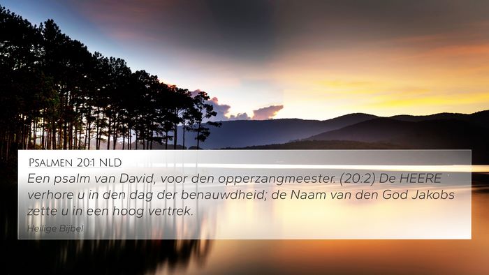 Psalmen 20:1 NLD Bible Verse Image