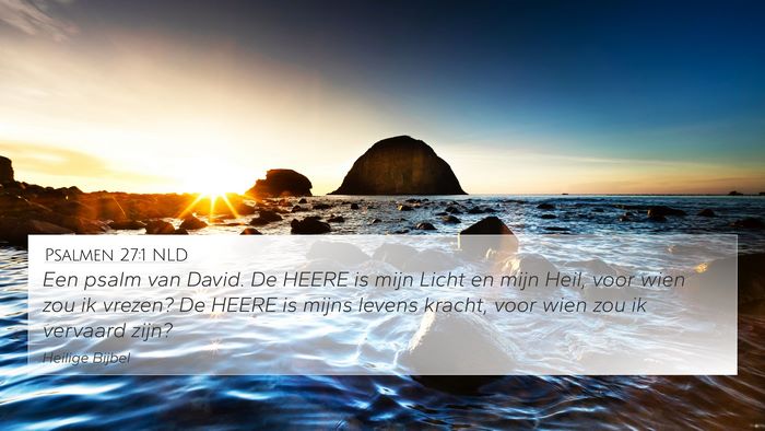 Psalmen 27:1 NLD Bible Verse Image
