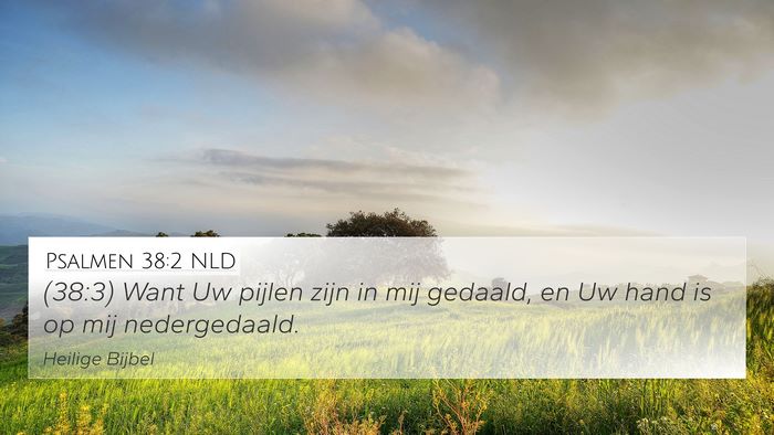 Psalmen 38:2 NLD 4K Wallpaper - (38:3) Want Uw pijlen zijn in mij gedaald, en Uw - 4K Wallpaper Bible Verse