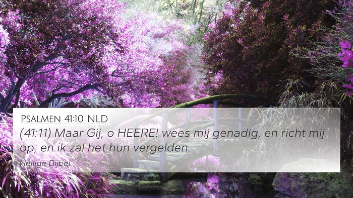 Psalmen 41:10 NLD Bible Verse Image