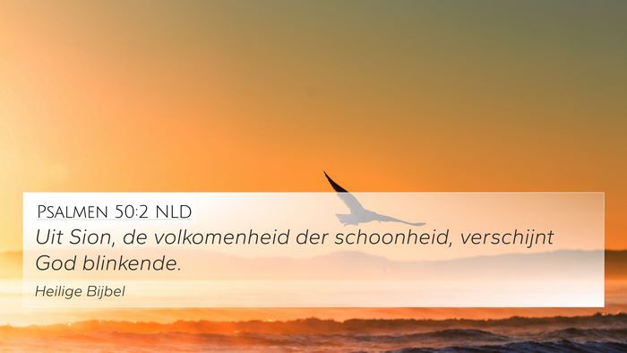 Psalmen 50:2 NLD Bible Verse Image