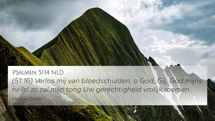 Psalmen 51:14 NLD Bible Verse Image