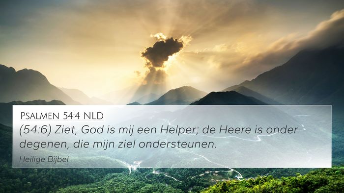 Psalmen 54:4 NLD Bible Verse Image