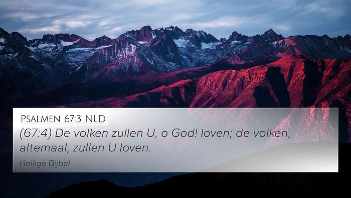 Psalmen 67:3 NLD Bible Verse Image