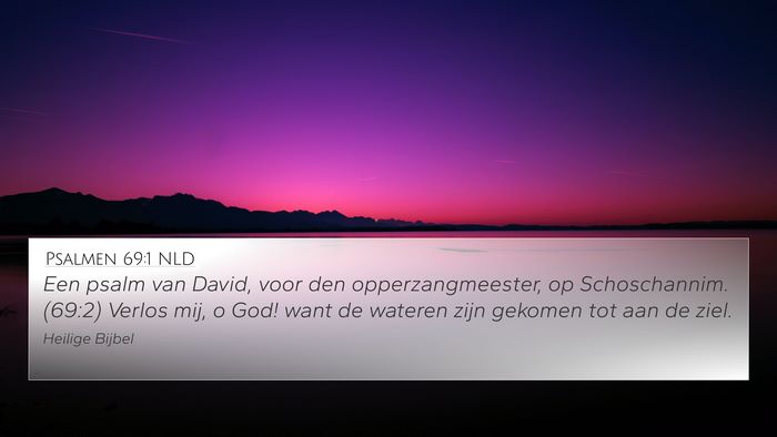 Psalmen 69:1 NLD Bible Verse Image