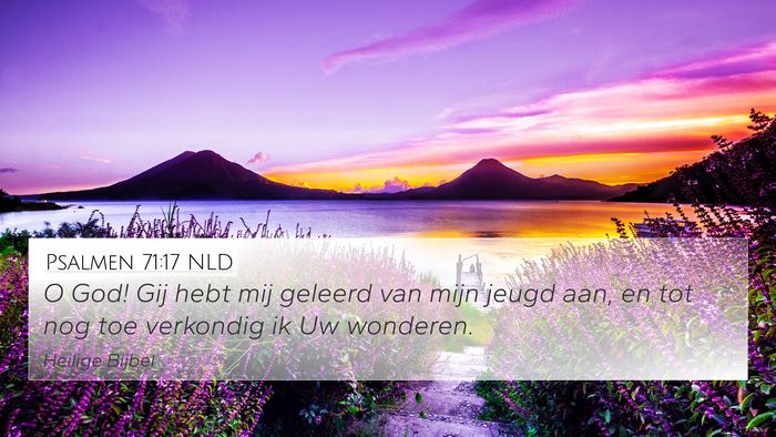 Psalmen 71:17 NLD Bible Verse Image