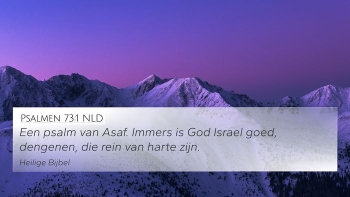 Psalmen 73:1 NLD Bible Verse Image