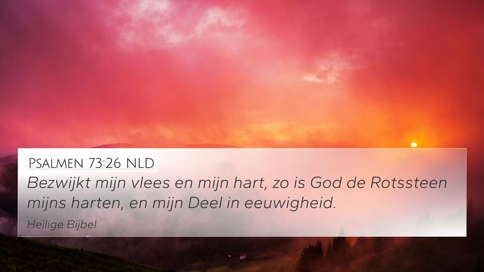 Psalmen 73:26 NLD Bible Verse Image