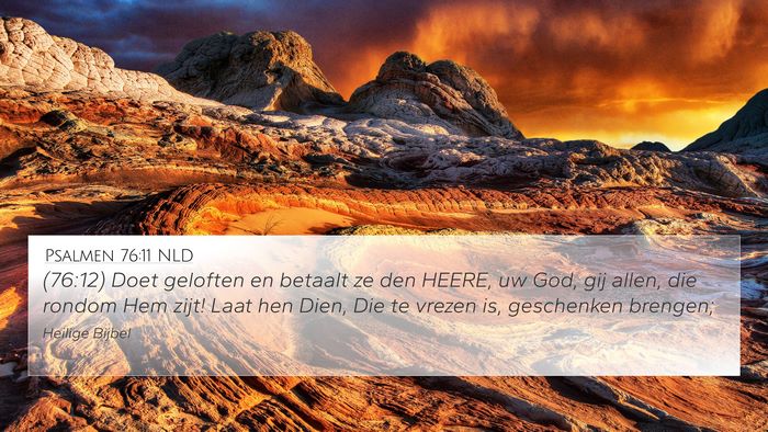 Psalmen 76:11 NLD Bible Verse Image