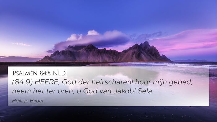 Psalmen 84:8 NLD Bible Verse Image