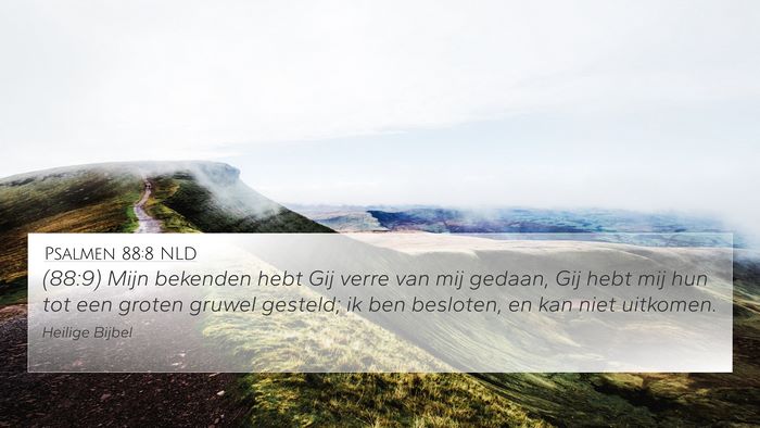 Psalmen 88:8 NLD Bible Verse Image