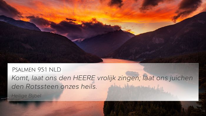 Psalmen 95:1 NLD Bible Verse Image
