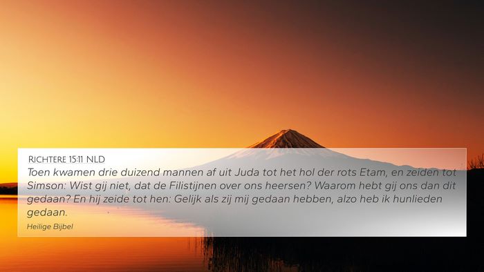 Richtere 15:11 NLD Bible Verse Image