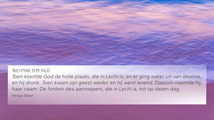 Richtere 15:19 NLD Bible Verse Image