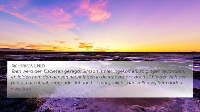 Richtere 16:2 NLD Bible Verse Image