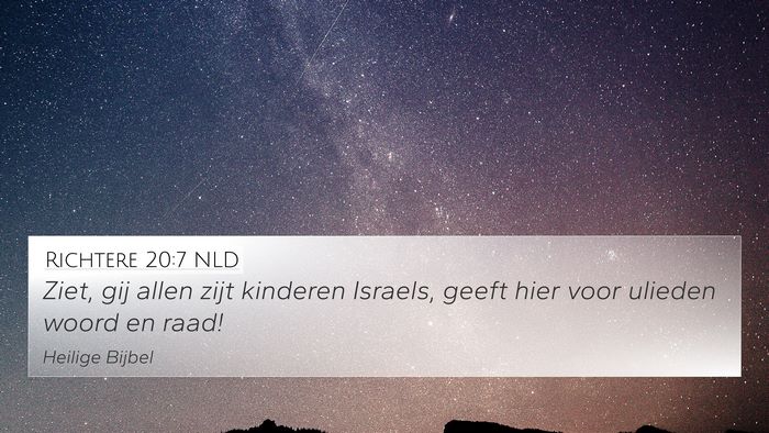 Richtere 20:7 NLD Bible Verse Image