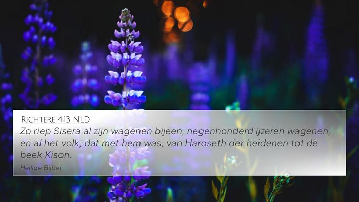 Richtere 4:13 NLD Bible Verse Image