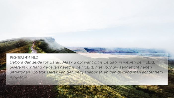 Richtere 4:14 NLD Bible Verse Image