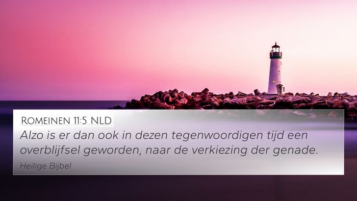 Romeinen 11:5 NLD Bible Verse Image