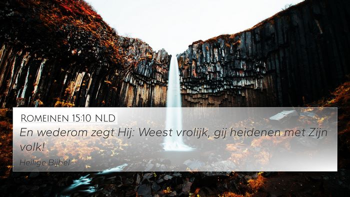 Romeinen 15:10 NLD Bible Verse Image