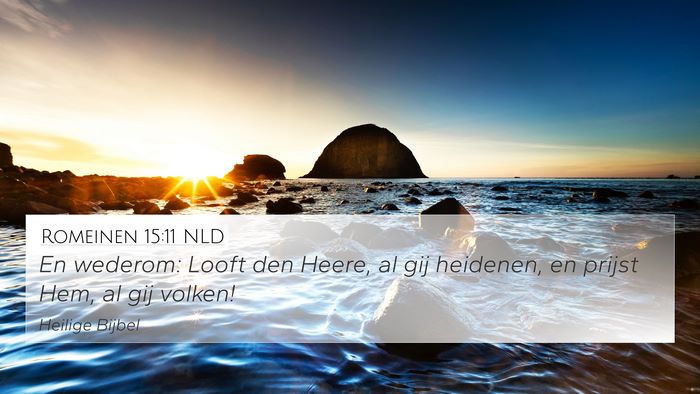 Romeinen 15:11 NLD Bible Verse Image