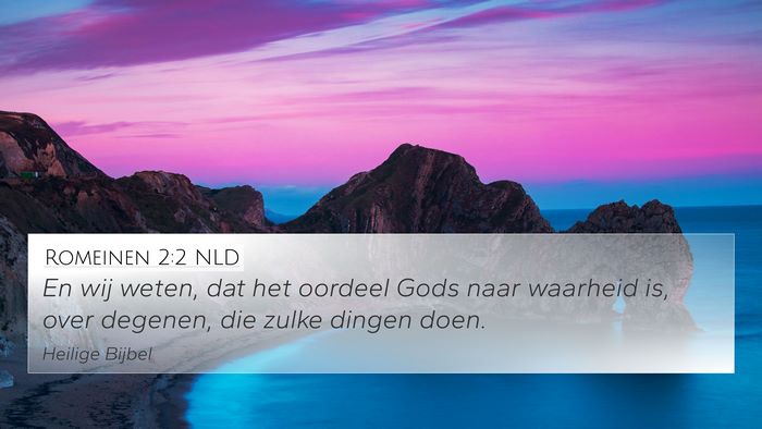 Romeinen 2:2 NLD Bible Verse Image