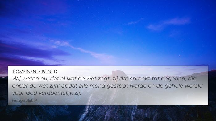 Romeinen 3:19 NLD Bible Verse Image