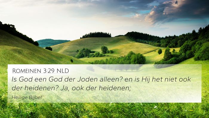 Romeinen 3:29 NLD Bible Verse Image