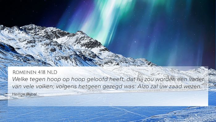 Romeinen 4:18 NLD Bible Verse Image