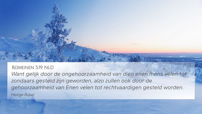 Romeinen 5:19 NLD Bible Verse Image