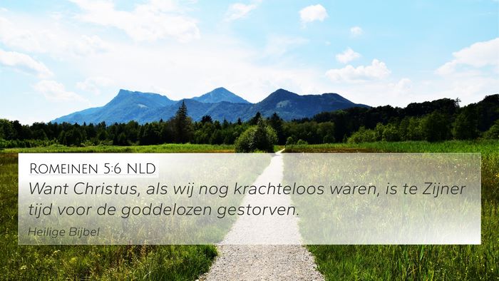 Romeinen 5:6 NLD Bible Verse Image