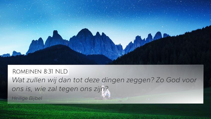 Romeinen 8:31 NLD Bible Verse Image