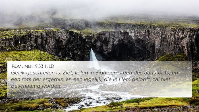 Romeinen 9:33 NLD Bible Verse Image
