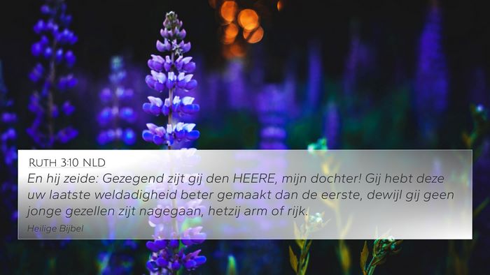 Ruth 3:10 NLD 4K Wallpaper - En hij zeide: Gezegend zijt gij den HEERE, mijn - 4K Wallpaper Bible Verse
