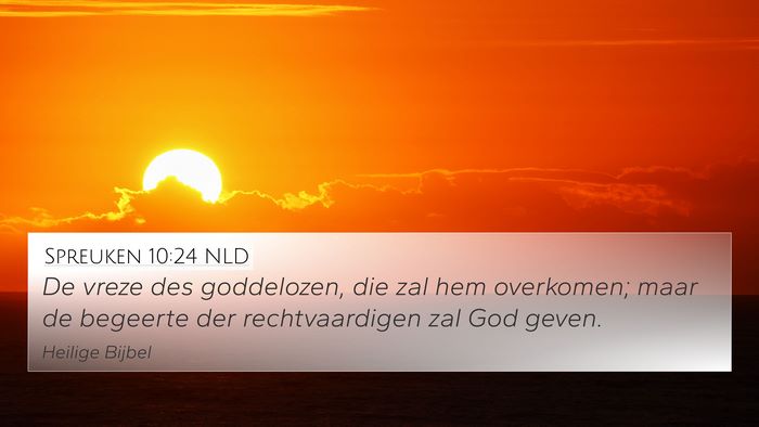 Spreuken 10:24 NLD Bible Verse Image