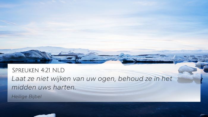 Spreuken 4:21 NLD Bible Verse Image
