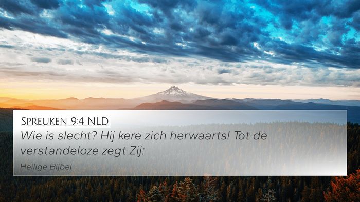 Spreuken 9:4 NLD Bible Verse Image