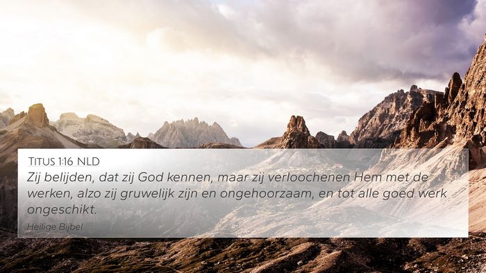 Titus 1:16 NLD Bible Verse Image