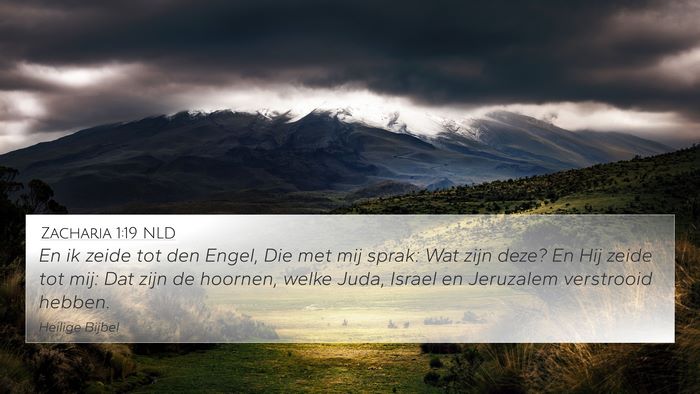 Zacharia 1:19 NLD Bible Verse Image