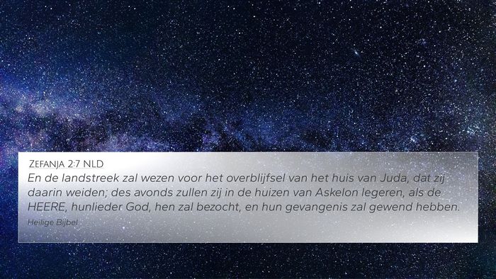 Zefanja 2:7 NLD 4K Wallpaper - En de landstreek zal wezen voor het overblijfsel - 4K Wallpaper Bible Verse