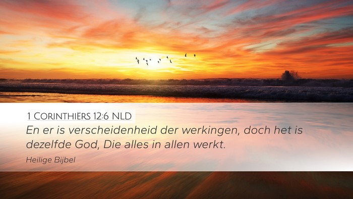 1 Corinthiërs 12:6 NLD Bible Verse Image