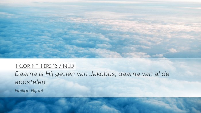 1 Corinthiërs 15:7 NLD Bible Verse Image