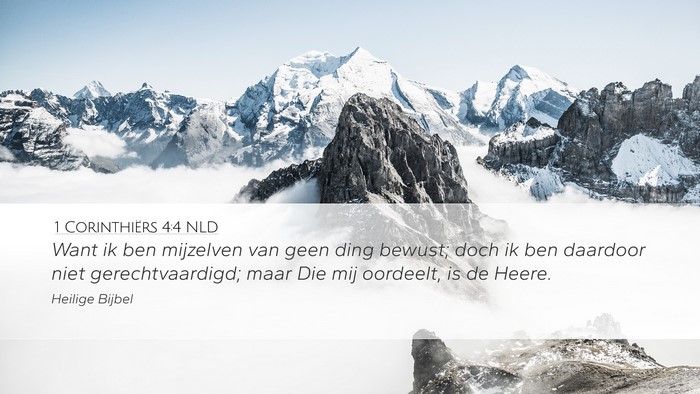 1 Corinthiërs 4:4 NLD Bible Verse Image