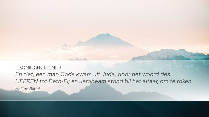 1 Koningen 13:1 NLD Bible Verse Image