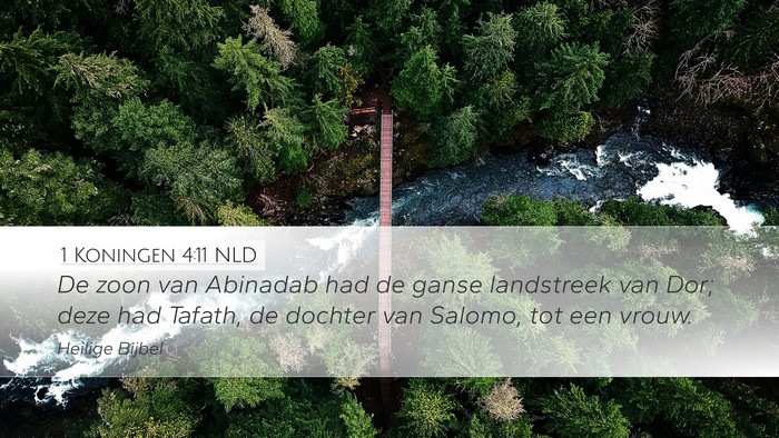1 Koningen 4:11 NLD Bible Verse Image