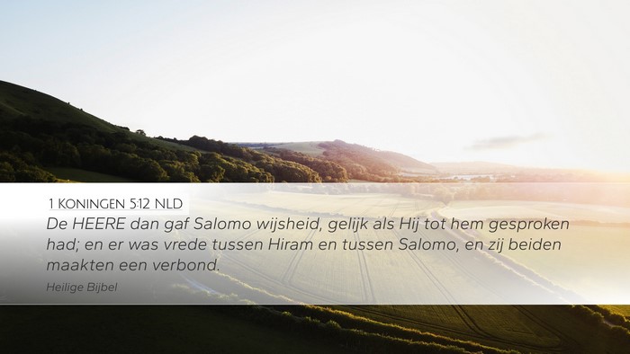 1 Koningen 5:12 NLD Bible Verse Image