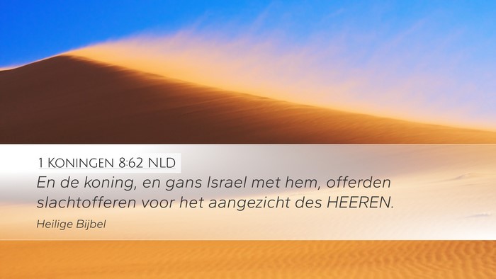 1 Koningen 8:62 NLD Bible Verse Image