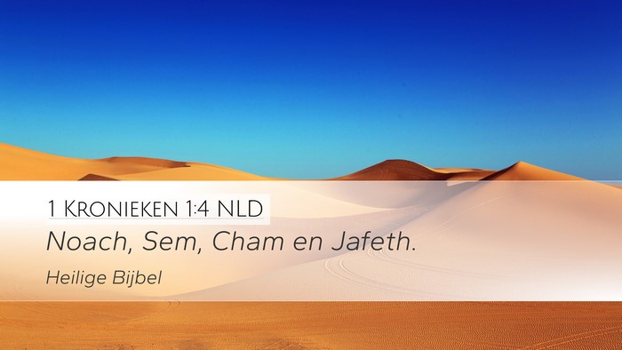 1 Kronieken 1:4 NLD Bible Verse Image