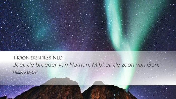 1 Kronieken 11:38 NLD Bible Verse Image