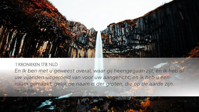 1 Kronieken 17:8 NLD Bible Verse Image